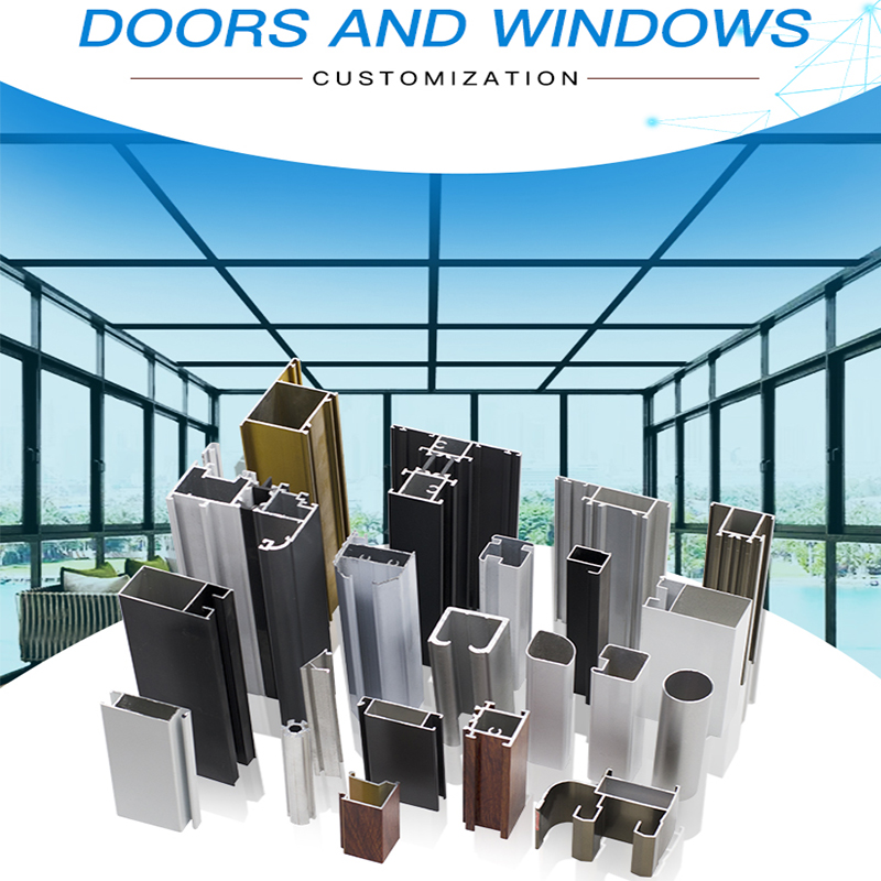 Aluminium profiel voor ramen en deuren