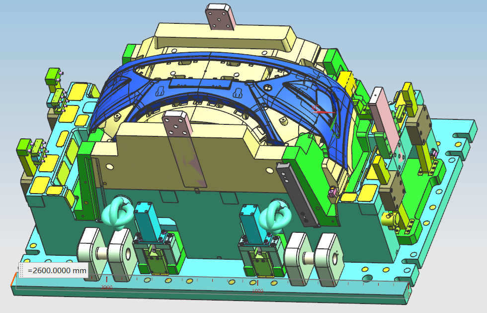 Automotive groot plastic malontwerp