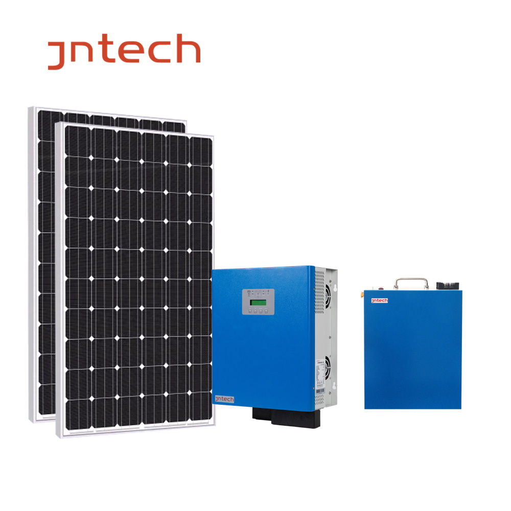 JNTECH Compleet zonne-energiesysteem Home 5KW 3KW 1KW 2KW 4KW Off-grid hybride zonne-energiepaneelsysteem

