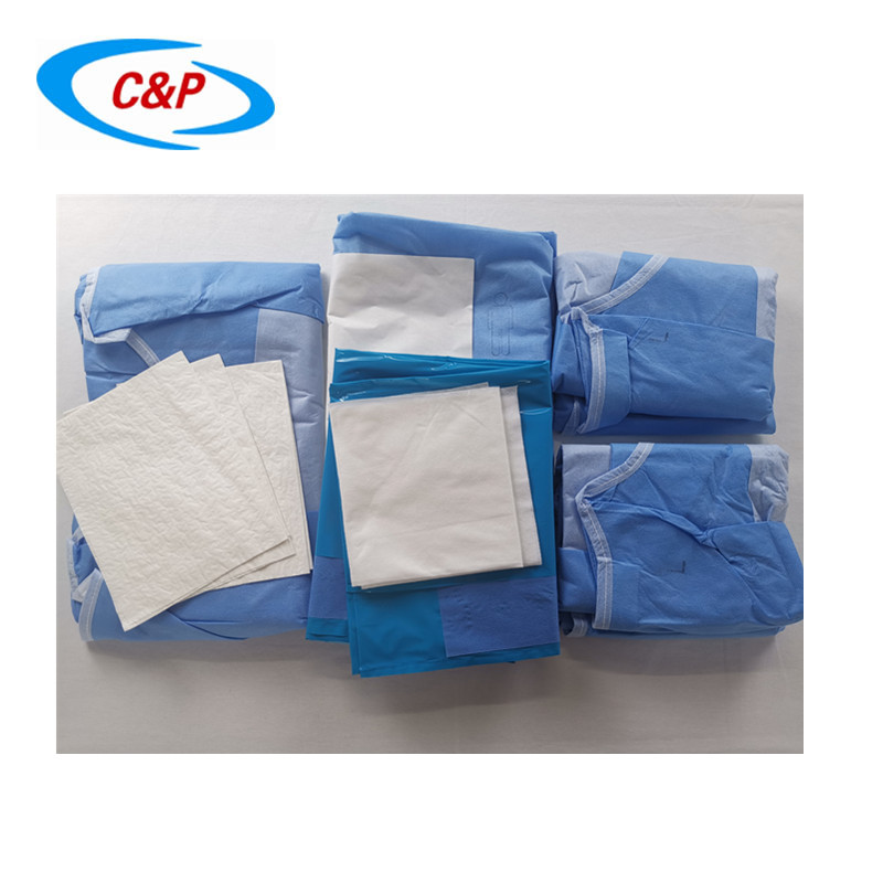 Ziekenhuisgebruik niet-geweven steriele C-sectie drapeerpakket Fabrikant:
