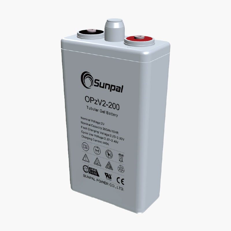 Sunpal 2V 200Ah Prime buisvormige gel OPzV-batterij
