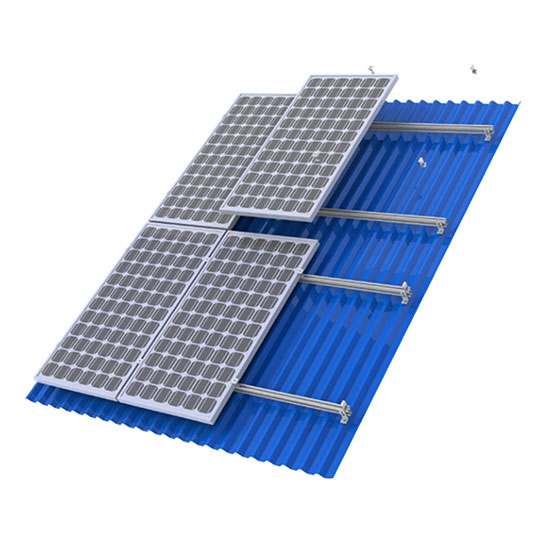 Metalen dak zonnepaneel montage structuursysteem

