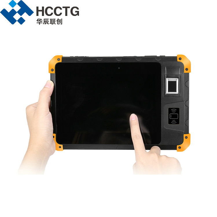 8 inch NFC mobiele slimme 3G / 4G robuuste IP67 industriële Android-tablet-pc
