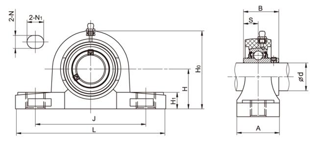 Thermoplastische behuizing TP-SUCP205-16