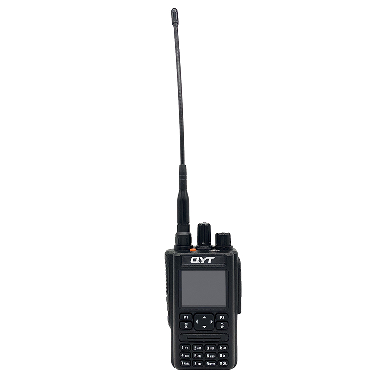 QYT analoge GPS VHF UHF walkie talkie met volledige frequentie KT-9R met kleurenscherm
