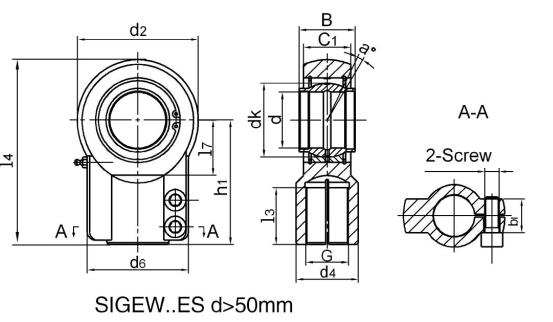 SIGEW80ES Hydraulische Stangkoppen