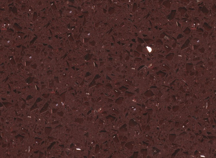 RSC1816 Kristal donkerrood kwartsoppervlak
