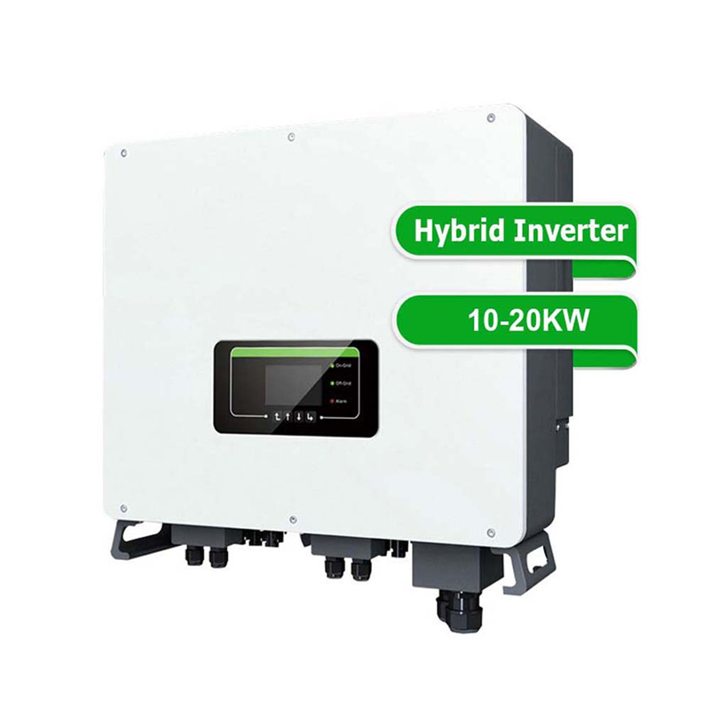 Tot de HYD 20KTL-3PH Hyrbid zonne-omvormer 20kw driefasige batterij-omvormer
