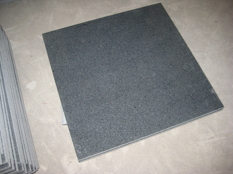 G654 donkergrijze graniet gepolijste tegels

