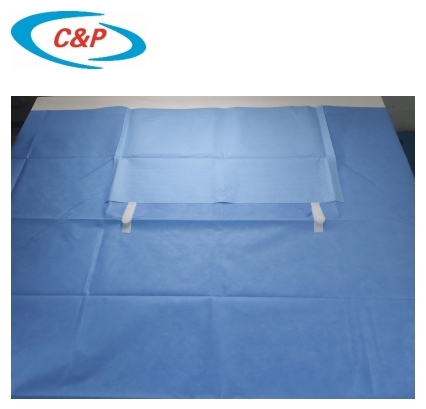 Wegwerp blauw chirurgisch/medisch versterkt zelfklevend zijgordijn voor chirurgie door CE &amp; ISO 13485-certificering
