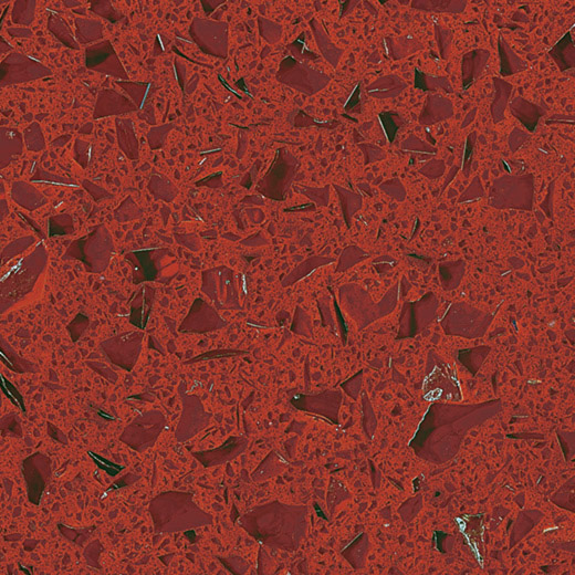 OP1801 Stellaire rode kunstmatige kwartstegels voor hotelvloertegels

