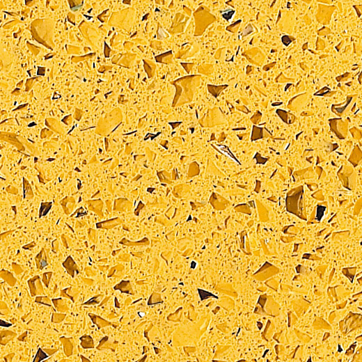 OP1802 Stellaire gele kleur kunstmatig kwarts voor keukenkastblad
