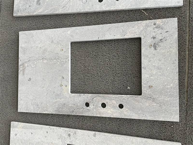 Cement grijze granieten werkbladen