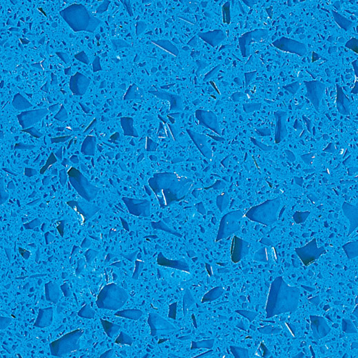 OP1813 Stellaire lichtblauwe vloeren kwartstegels uit China
