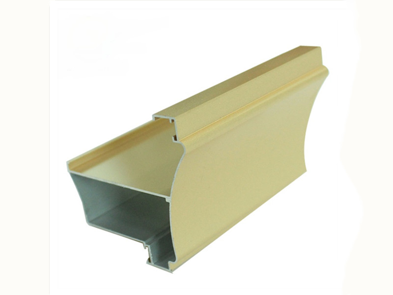 Gouden PVDF-coating aluminium profielen voor deurkozijnen

