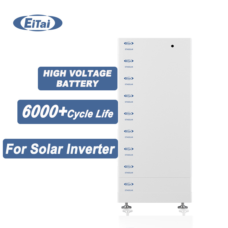 EITAI 500v High Voltage Lifepo4-batterij 30kwh 10KWH 20KWH 30KWH zonnebatterij voor hybride systeemgebruik
