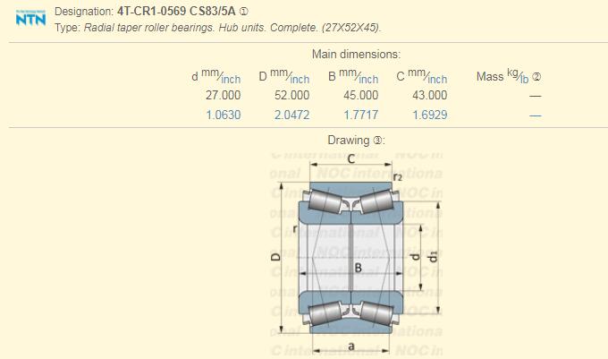 4T-CR1-0569 CS83/5A LAGER: