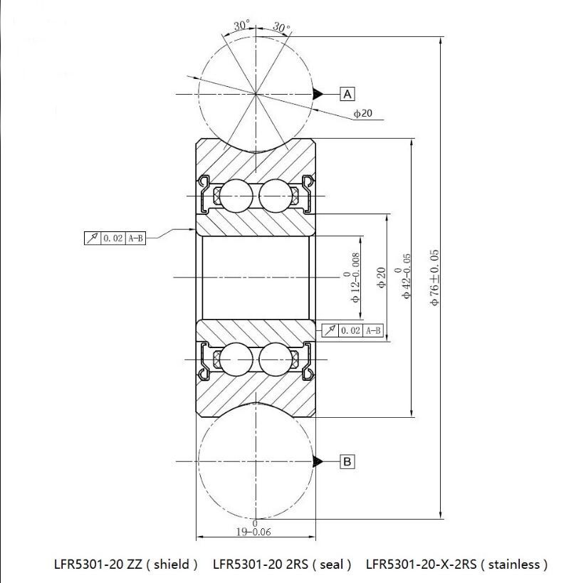 LFR5301-20 2RS LAGER: