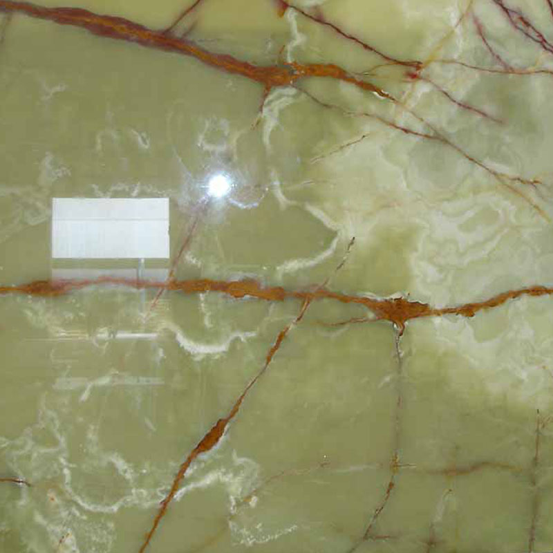 Natuurlijke groene onyx marmeren steen

