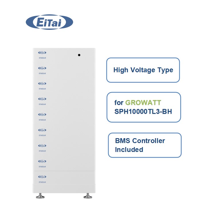 EITAI Hoogspanningsbatterijen 96v 400v Deep Cycle Commerciële 10Kwh 15Kwh 30Kwh Zonne-energie Lithiumbatterij
