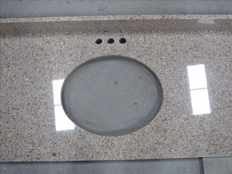 G682 granieten badkamer ijdelheid top
