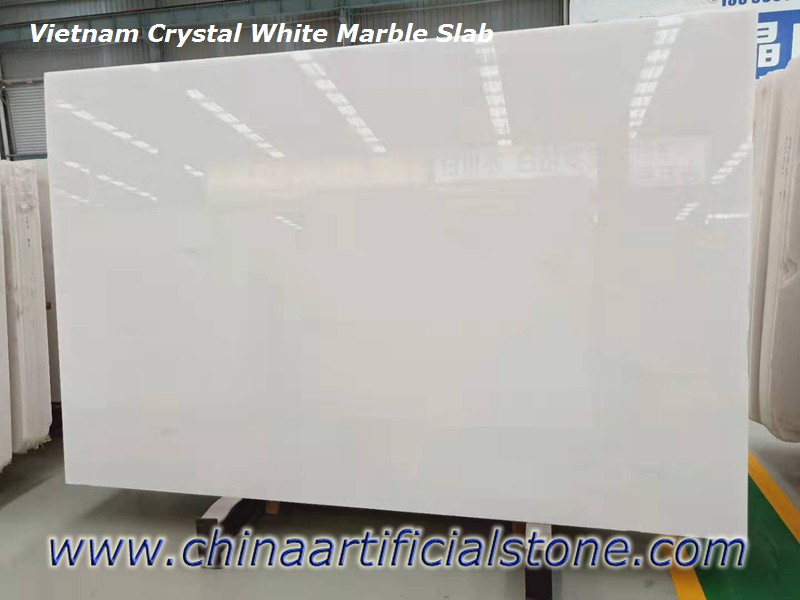 Premium Vietnam Crystal White Marble Jumbo-platen
