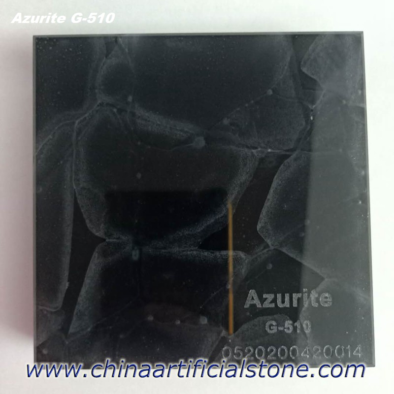 Azurite G-510 zwarte jade glazen panelen