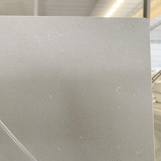 Grijze kunstmatige steen gehoornde oppervlaktebetonlook gesinterde kwartsplaat voor werkblad
