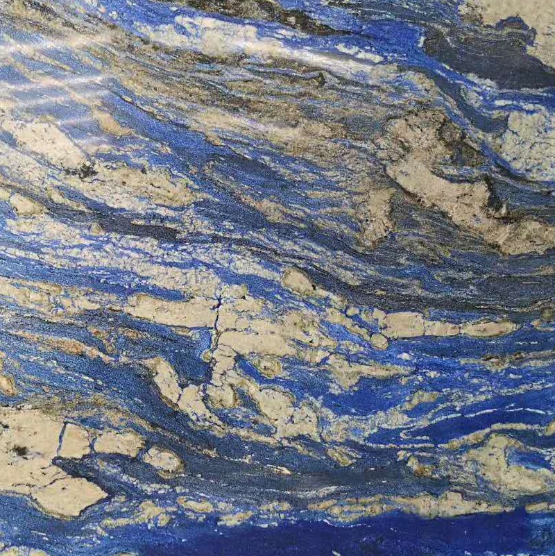 Van Gogh blauw marmer
