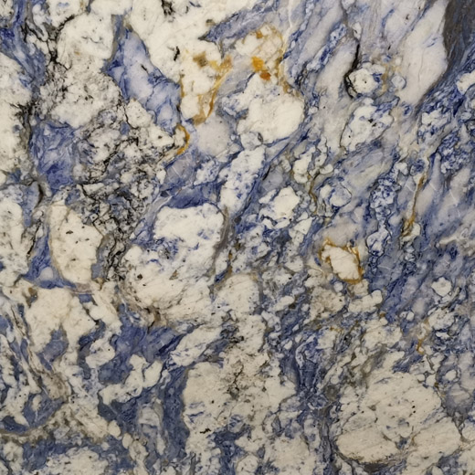 Blauw graniet Krasvrij keukenblad groot formaat of aangepast stenen blad
