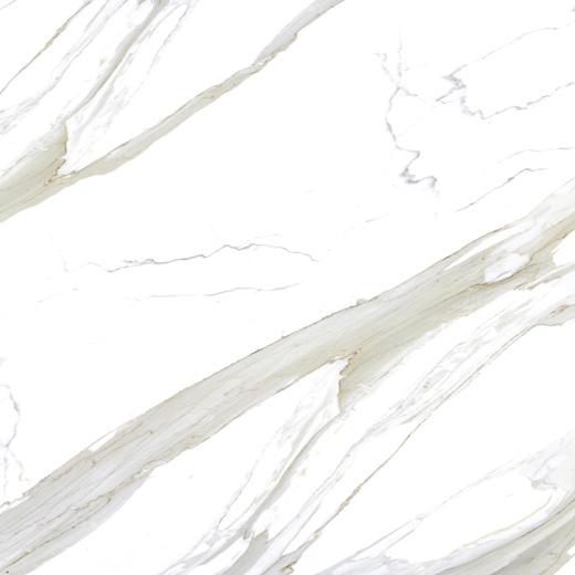 3D Nieuwe technologie vervaardigde marmeren plaat Calacatta White Marble Export

