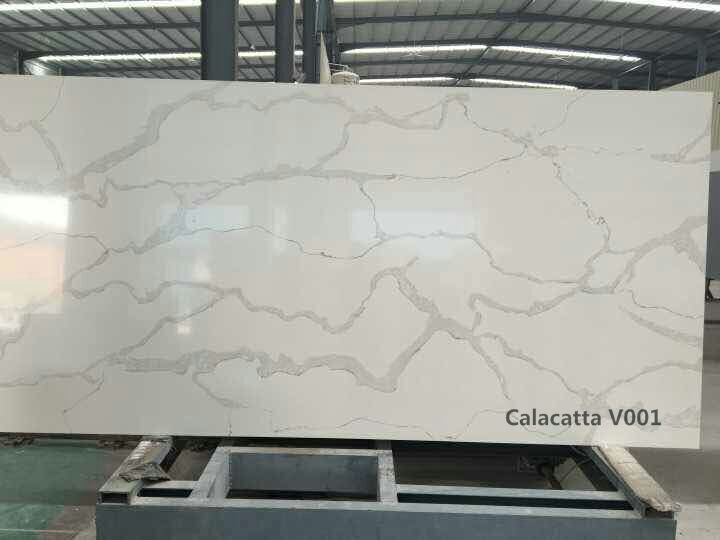 RSC V001 Calaccata kwartssteen op maat gesneden
