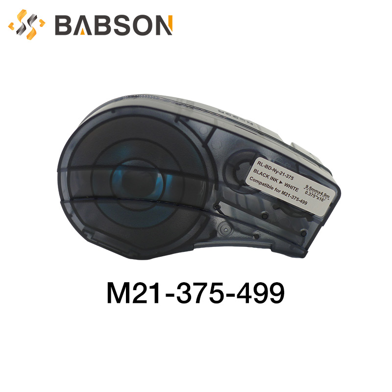 Compatibel M21-375-499-YL Voor Brady Vinyl Label Tape Zwart Op Geel Voor Brady LAB Label Printer Tape:
