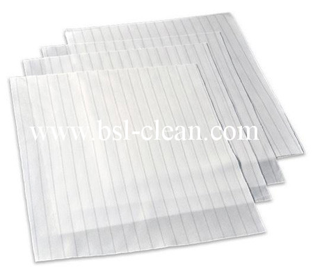 Grensverzegelde polyester antistatische doekjes voor cleanrooms
