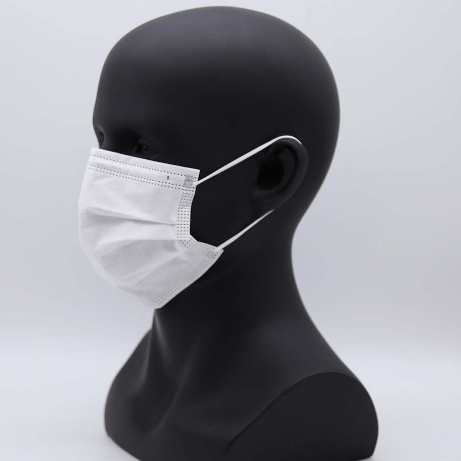 3Ply Earloop niet-geweven gezichtsmasker Op voorraad
