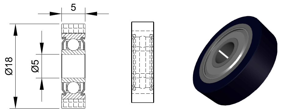 605zz Glijlager