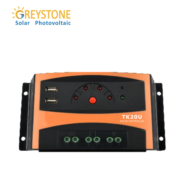 Greystone 12V/24V PWM-zonnecontroller
