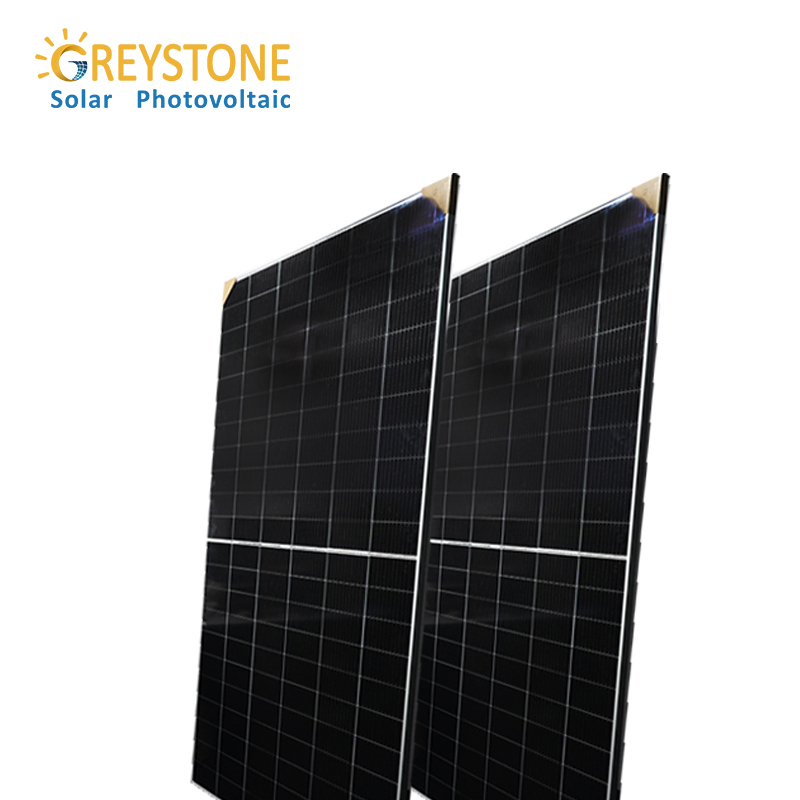Bifacial Dual Glass Zonnepaneel 645W Big Power Ultra-high Efficiency Solar Modules
