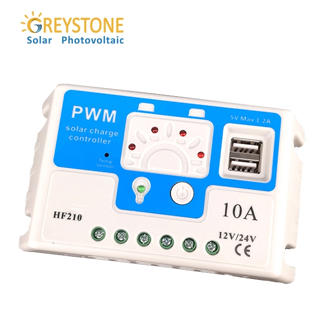 Greystone meerdere belastingsregelingsmodi PWM Solar Controller
