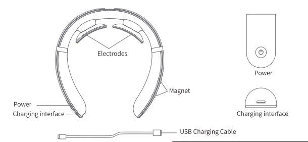 Cordless EMS Neck Massager