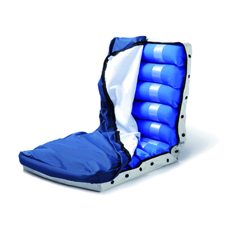 Custom comfort wisseldruk anti doorligwonden medische opblaasbare rolstoel pad stoel luchtkussen
