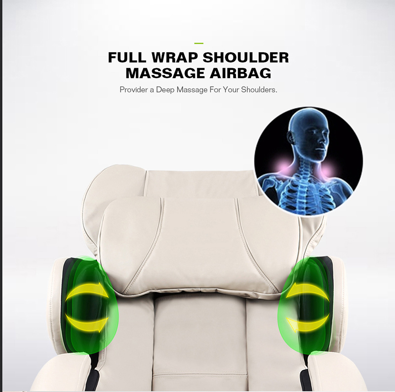 Schouder Airbags Drukverzachtende massagestoel